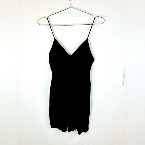Forever Twenty One Black Mini Dress Medium 31” Length Stretchy Chic Design - Picture 2 of 9